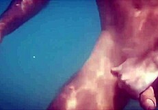 Big cock Vadim Romanov and stranger in gay group scene with lots of cum