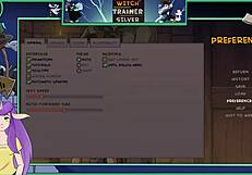 Big Tit Brunette Witch Trainer In Silver Game Anime Hentai Part 19 Featuring Sexy Tits