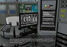 Blonde BBW Fucked Hard with Lactating Big Tits in 3D Game