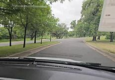 They find me giving a blowjob to my stepbrother in the car cum mouth