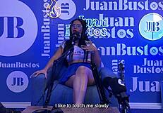 Violet Lover Breaks Cumming Record With Vibrating Machine On Juan Bustos Podcast