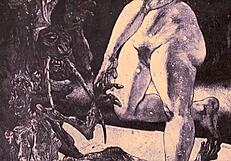 Vintage erotic drawings from antique comics.