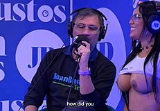 Violet Lover Breaks Cumming Record With Vibrating Machine On Juan Bustos Podcast