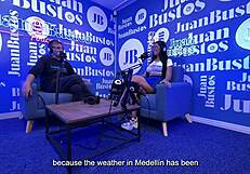 Violet Lover Breaks Cumming Record With Vibrating Machine On Juan Bustos Podcast