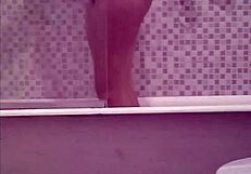 spying on sister in bath