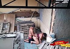 Fucking my sister-in-law on the terrace?