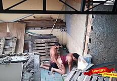 Fucking my sister-in-law on the terrace?