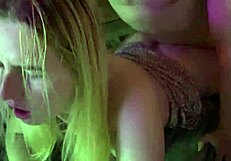 They're fucking on the party floor while everyone dances