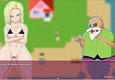 ANDROID QUEST FOR BALLS: DRAGON BALLZ SEX SCENES PC GAMEPLAY