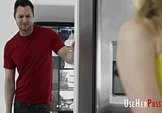 Hot Blonde Teen In Free Use Threesome