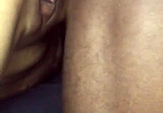 Amateur couple enjoys passionate sex with toys, dildo, fingering, and orgasm outdoors.