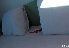 Casting Amateur French BBW with Big Tits on Sofa