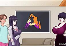 Pretty Big Tits Therapist Blows Client's Monster Cock at Work