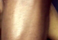 Amateur couple enjoys passionate sex with toys, dildo, fingering, and orgasm outdoors.