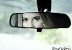 Hey, this teen passed her driving test by doing the instructor!