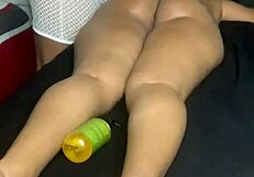 i practicing sensual massage on my pretty step sister.