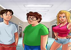 Come show me those boobs, teen!