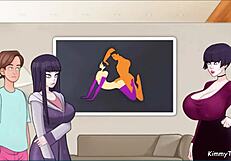 Pretty Big Tits Therapist Blows Client's Monster Cock at Work