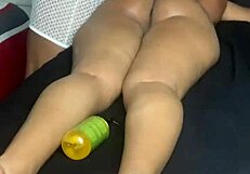 i practicing sensual massage on my pretty step sister.