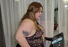 Chubby milf with huge ass bounces on cock and fucks dirty like a slut