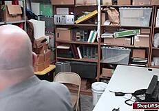 mall officer fucks teen shoplifter in backroom reality