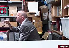 mall officer fucks teen shoplifter in backroom reality