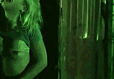 Young brunette gets rough sex and double penetration outdoors