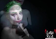 busty girl in stockings uses 3 vibrators for morning orgasm