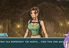 Star Chanel As Lara Croft: Glasses And Gloves In A Surprising Blowjob Scene