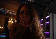 Tattoo Girl Gets Fucked Hard In BDSM Studio With Piercing