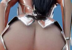 eve gets fucked in pov loop with big ass creampie