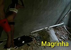 Abandoned House Gangbang With Teen Anal Cumshot