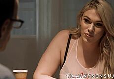 Busty Tranny Aspen Brooks Rams Detective Anal