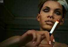 Alex experiences Laguna Bend sex scene in Cyberpunk 2077 ultra settings