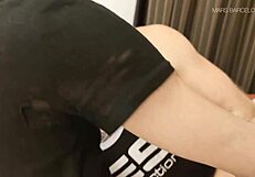 Wanna see a hot French couple in bareback with huge facial cum?