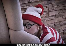 exxxtrasmall petite redhead cleo clementine in costume gets tricked and fucked?