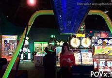 Bare teen beauties engage in rough sex. Blowjobs and fucking included