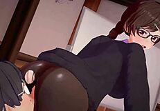 Couple Fucking In 3D Animation With Monster Cock Doggystyle