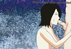 Mikasa Performs Oral Sex and Gets Penetrated in the Cave - Aot