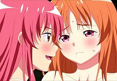 Yachika and Mia share a moment in the anime