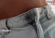 Wife Shopping Without Bra, Flashing Safadinha For The Seller