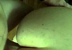 Bbw milf with big tits and ass gets monster cock sneaking into her fat pussy