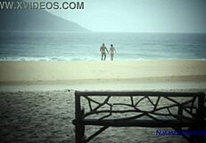 Real amateur couple renews vows with intense public beach fucking session.