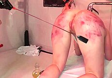 does the submissive teen ride cock with rimjob and anal domination?