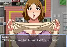 Does the lonely old man grab the neighbor's huge ass in hentai?