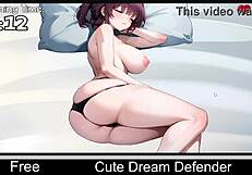 cute dream defender in erotic anime game