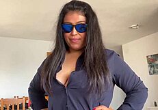 New Cleaning Girl Needs Your Cum On Her Shaved Pussy!