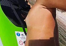 Couple Experiences Wild Anal Orgasm on SUP 😈