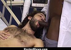 स्टेपब्रदर्स हॉस्पिटल में ब्लैक डॉक्टर से सेक्सुअल हेल्थ चेक पाते हैं