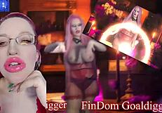 Goddess Gives Face POV Jerk Off Instructions for Financial Domination.